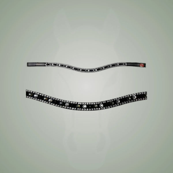 Kieffer Browband - Viola Black Shades - Bridle
