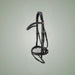 Kieffer Comfort Verona Snaffle Bridle on One-Eyed Equine branded background