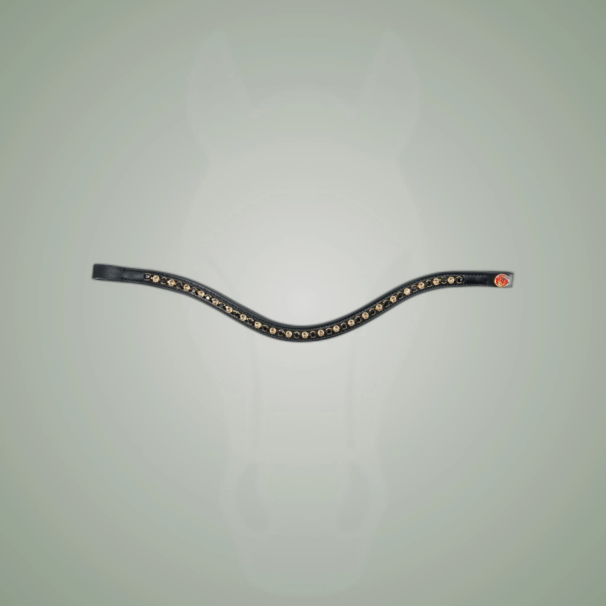 Kieffer Comfort Verona Snaffle Bridle on One-Eyed Equine branded background