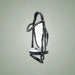 Kieffer Comfort Young Profi pony bridle in black, full bridle with reins.