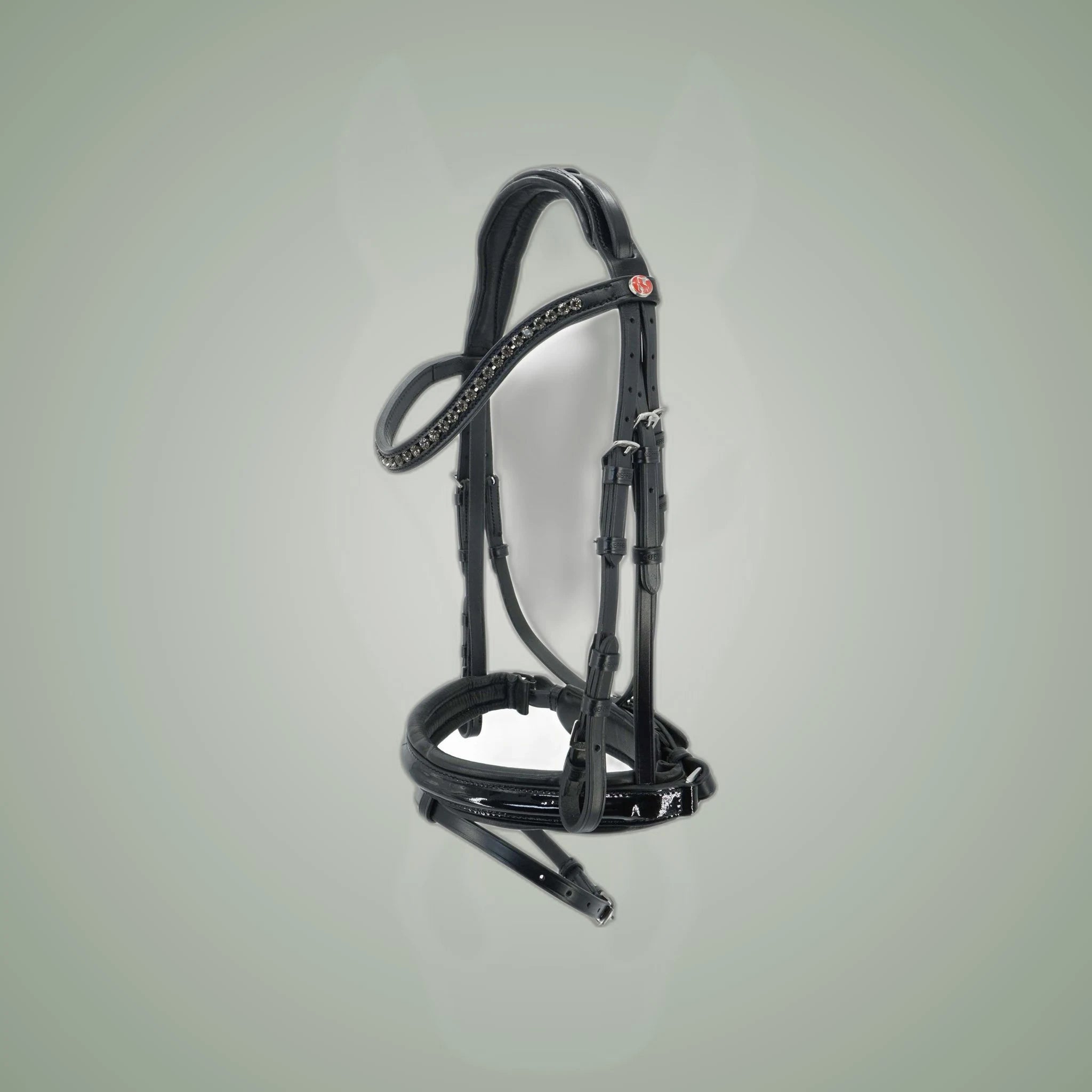 Kieffer Comfort Young Profi pony bridle in black, full bridle from the side.