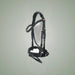 Kieffer Comfort Young Profi pony bridle in black, full bridle from the side.