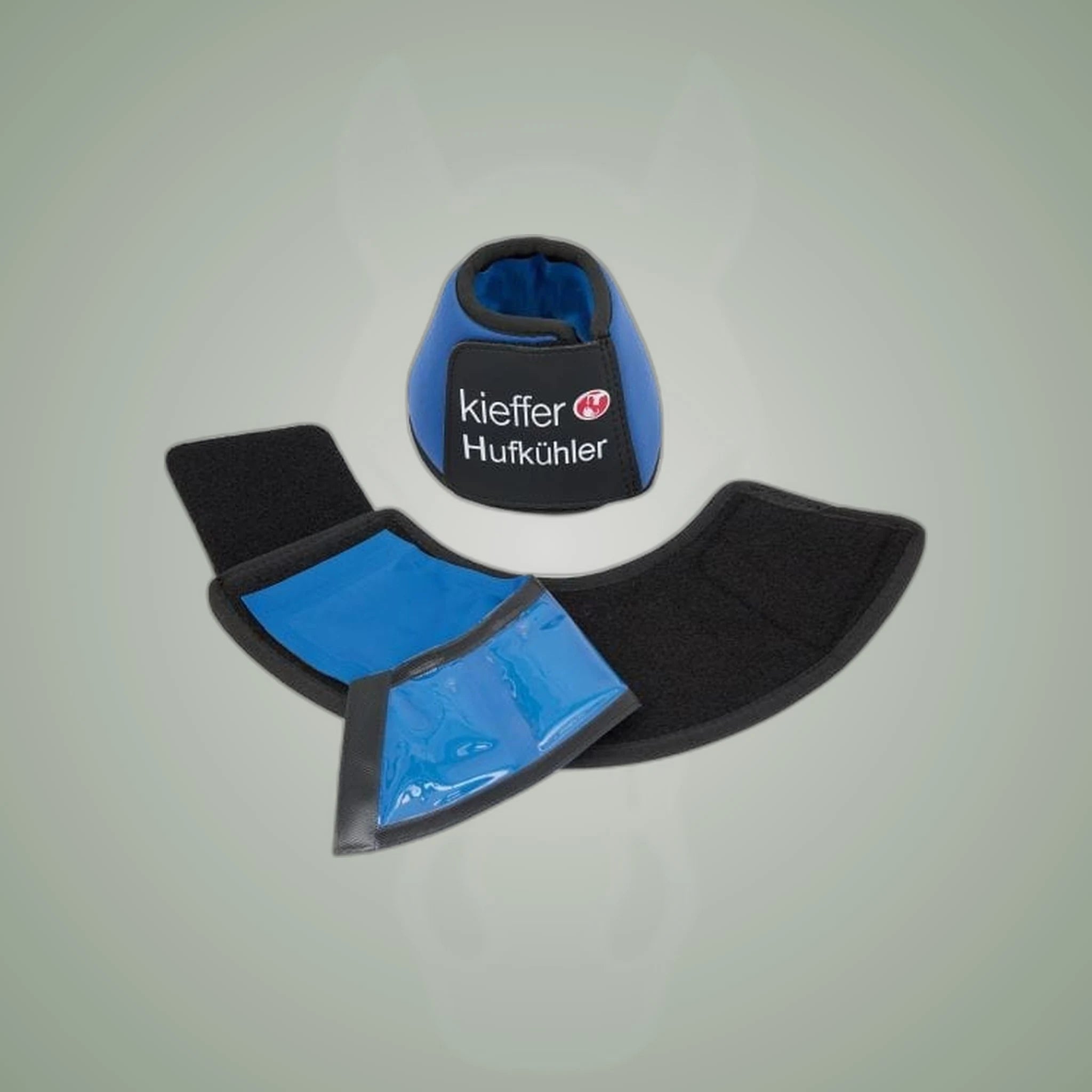 Kieffer Cooling Boot on One-Eyed Equine branded background