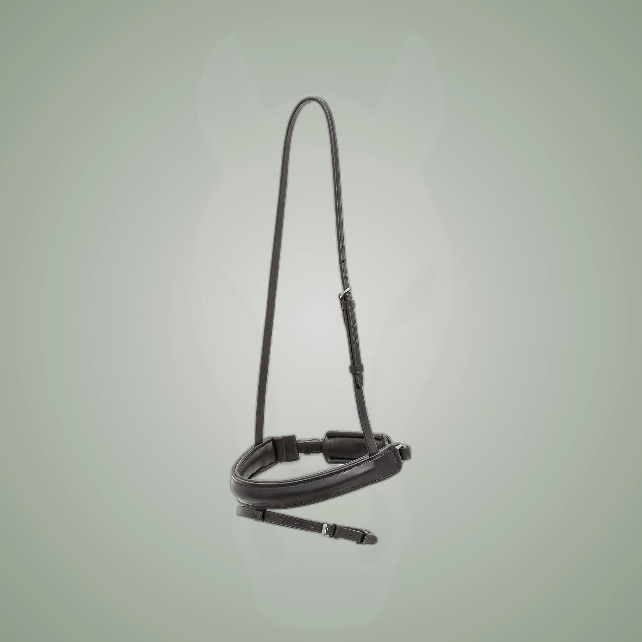 Kieffer Crank Flash Noseband (Ergonomic Line III) on One-Eyed Equine branded background