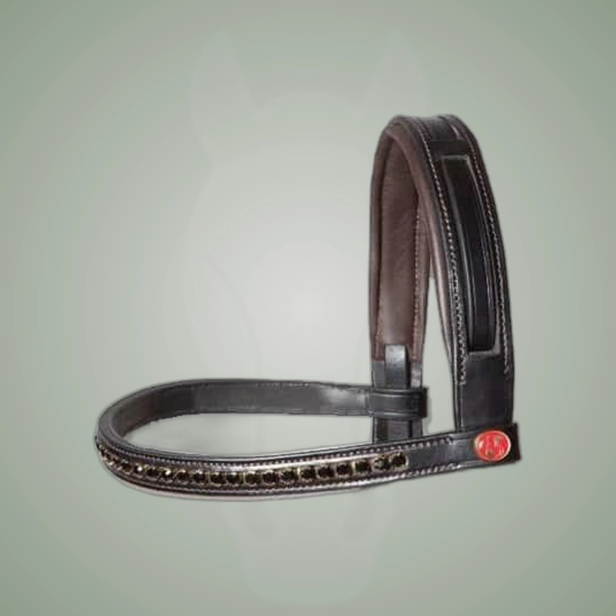 Kieffer Crown Piece (Ergonomic) on One-Eyed Equine branded background