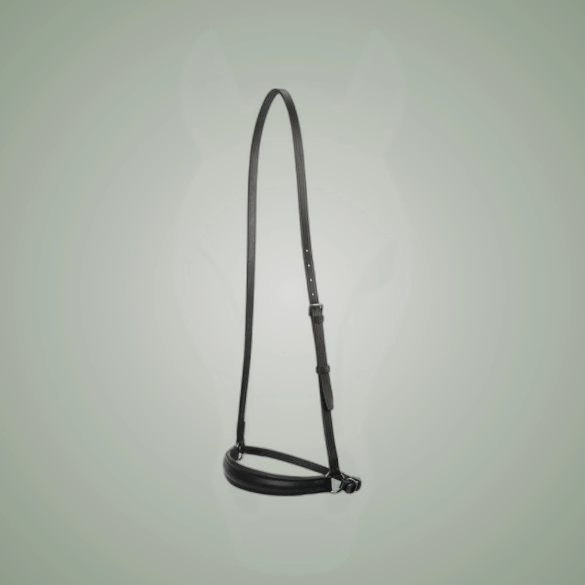 Kieffer Drop Noseband on One-Eyed Equine branded background