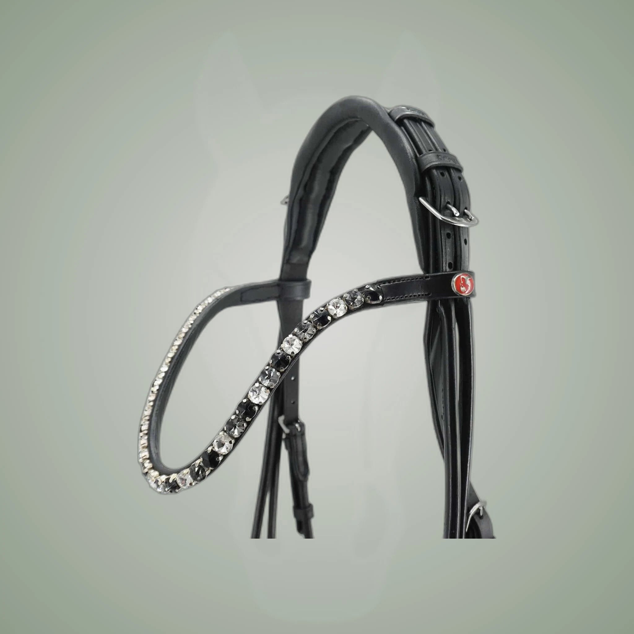 Kieffer Elli Snaffle Bridle on One-Eyed Equine branded background