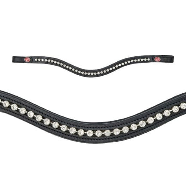 Kieffer FlexiLoop Browband - Crystal Clear - Bridle