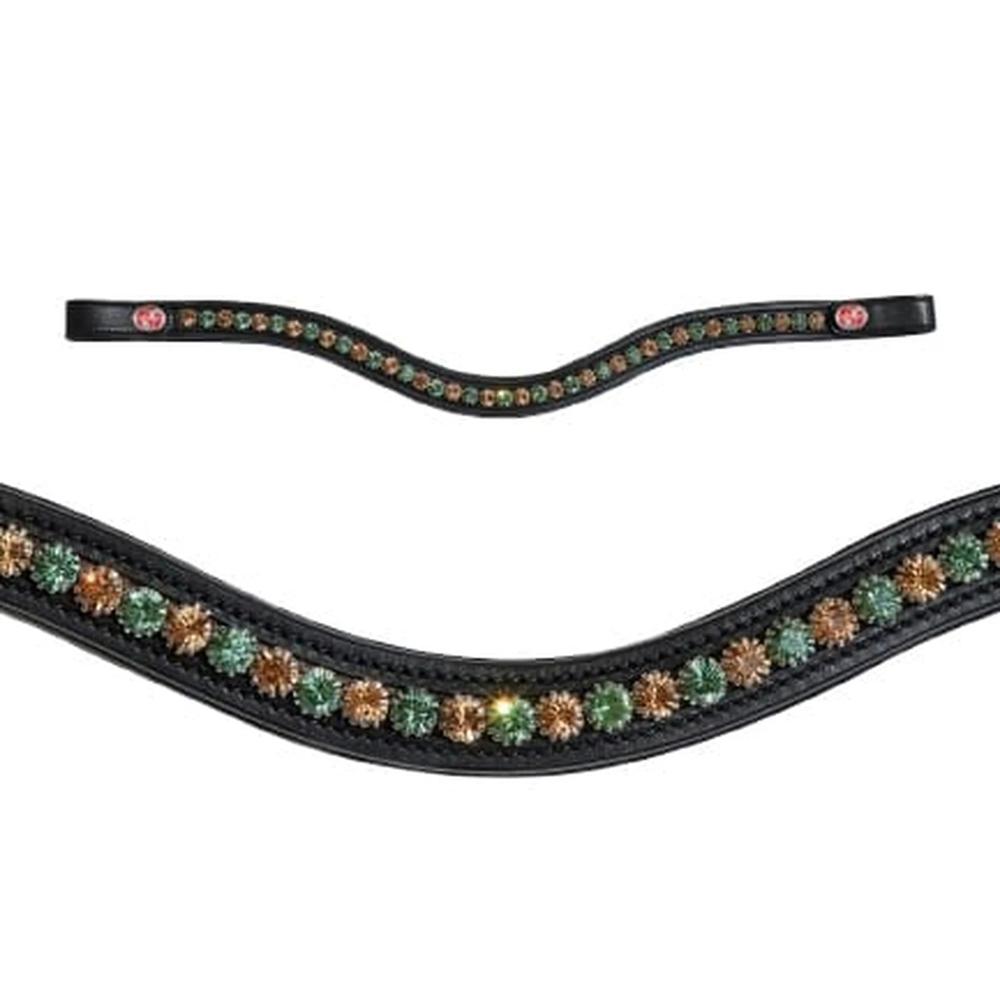 Kieffer FlexiLoop Browband - Large Crystal Golden Forest product photo