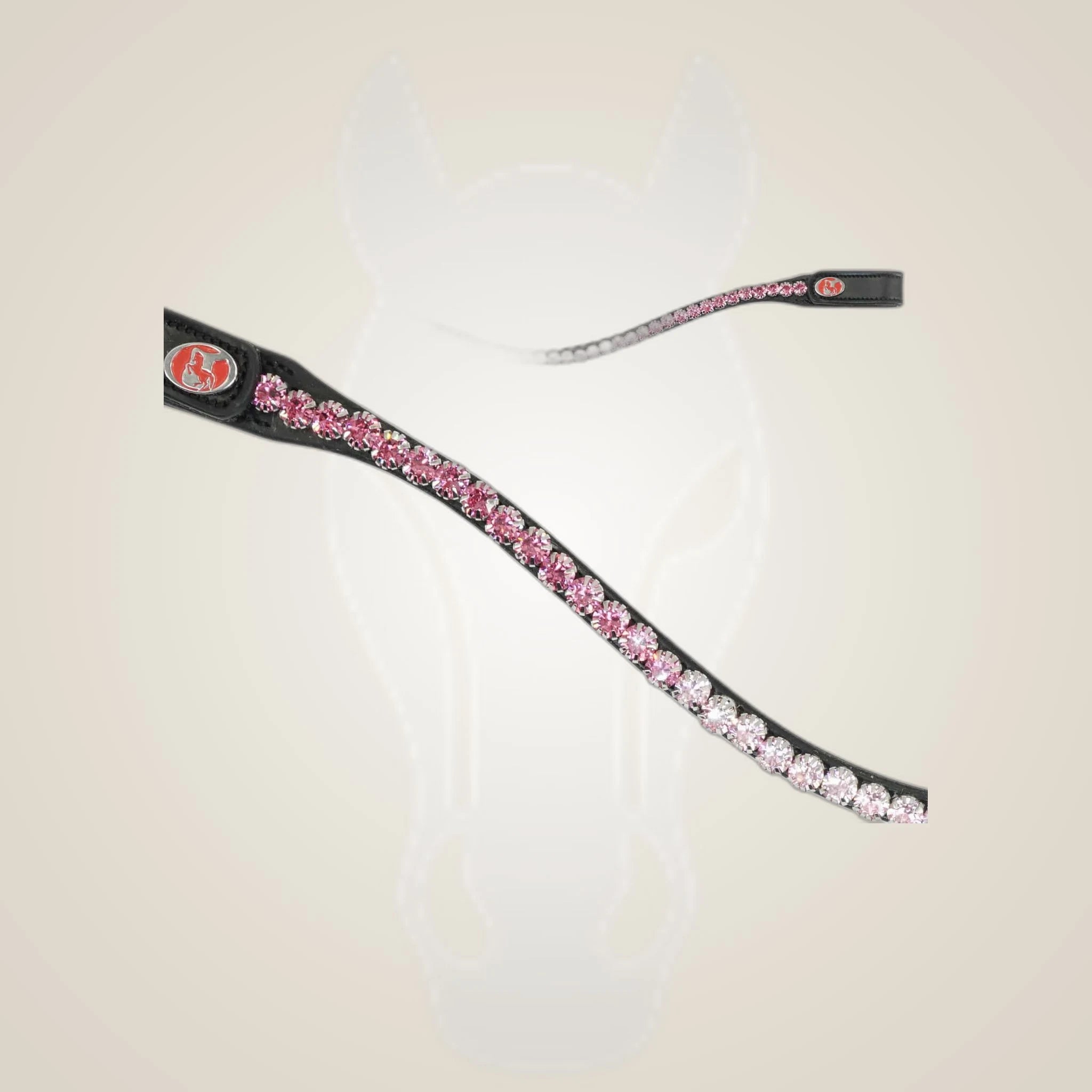 Kieffer FlexiLoop Browband - Luxe Cherry Blossom on One-Eyed Equine branded background