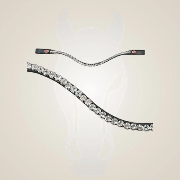 Kieffer FlexiLoop Browband - Luxe Crystal - Bridle