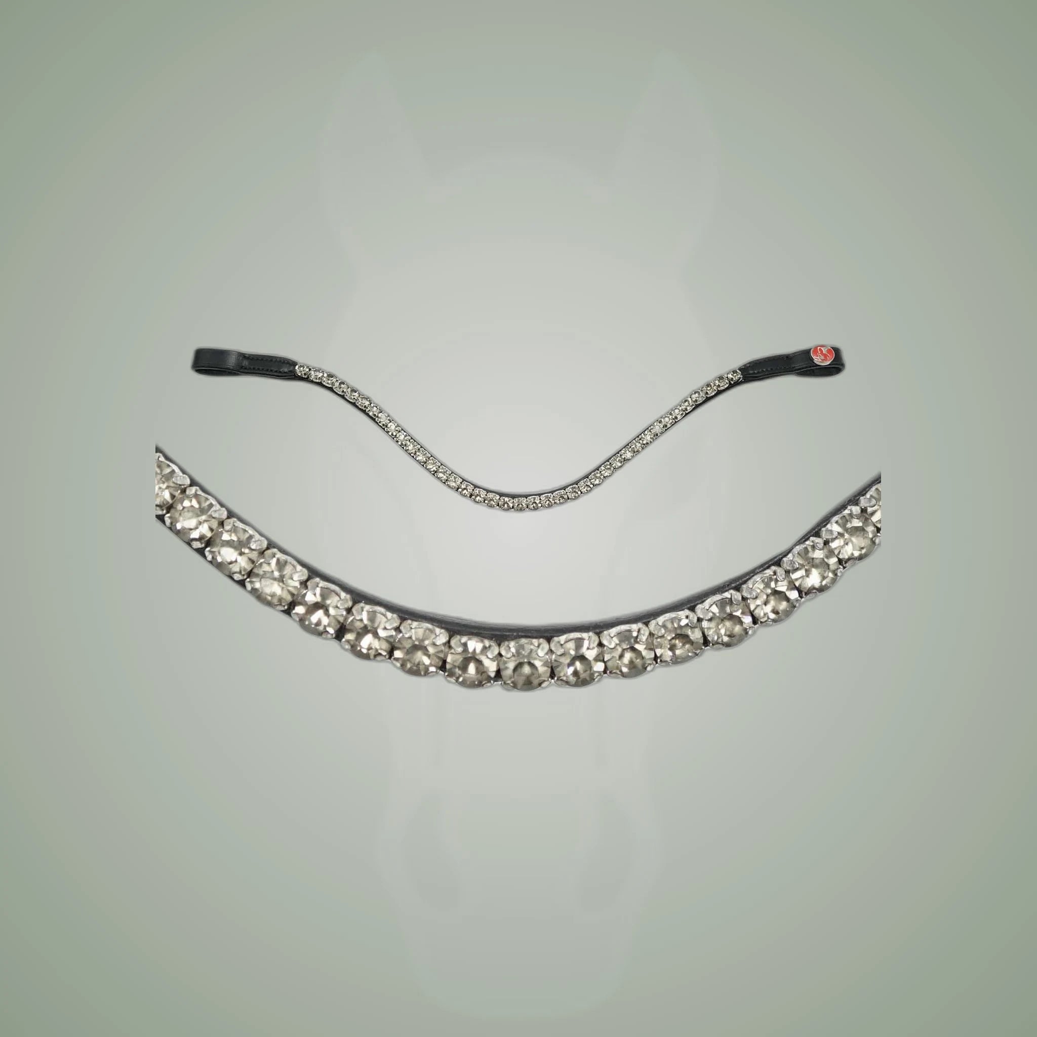 Kieffer Grace Double Bridle on One-Eyed Equine branded background