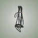 Kieffer Grace Snaffle Bridle on One-Eyed Equine branded background