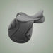 Kieffer Koof AT jump saddle in black, side view.