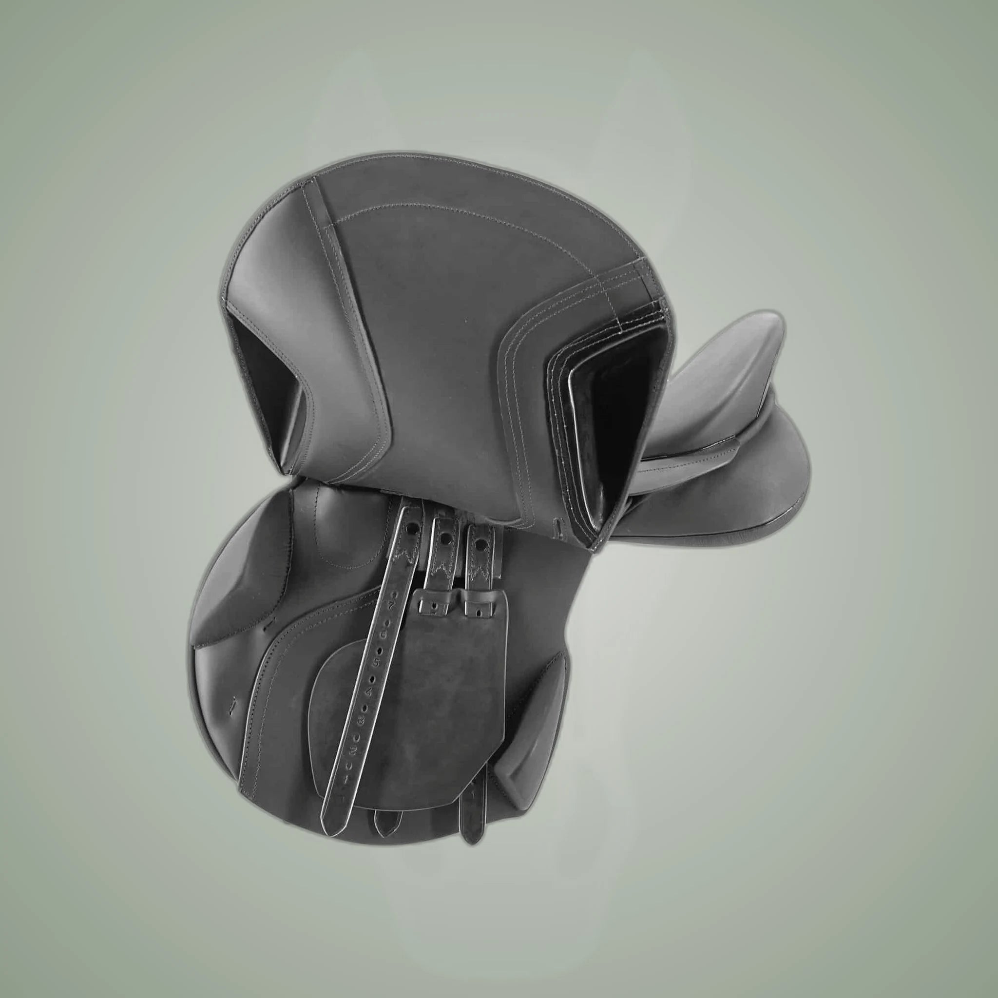 Kieffer Koof AT jump saddle seen from above, showing the seat.