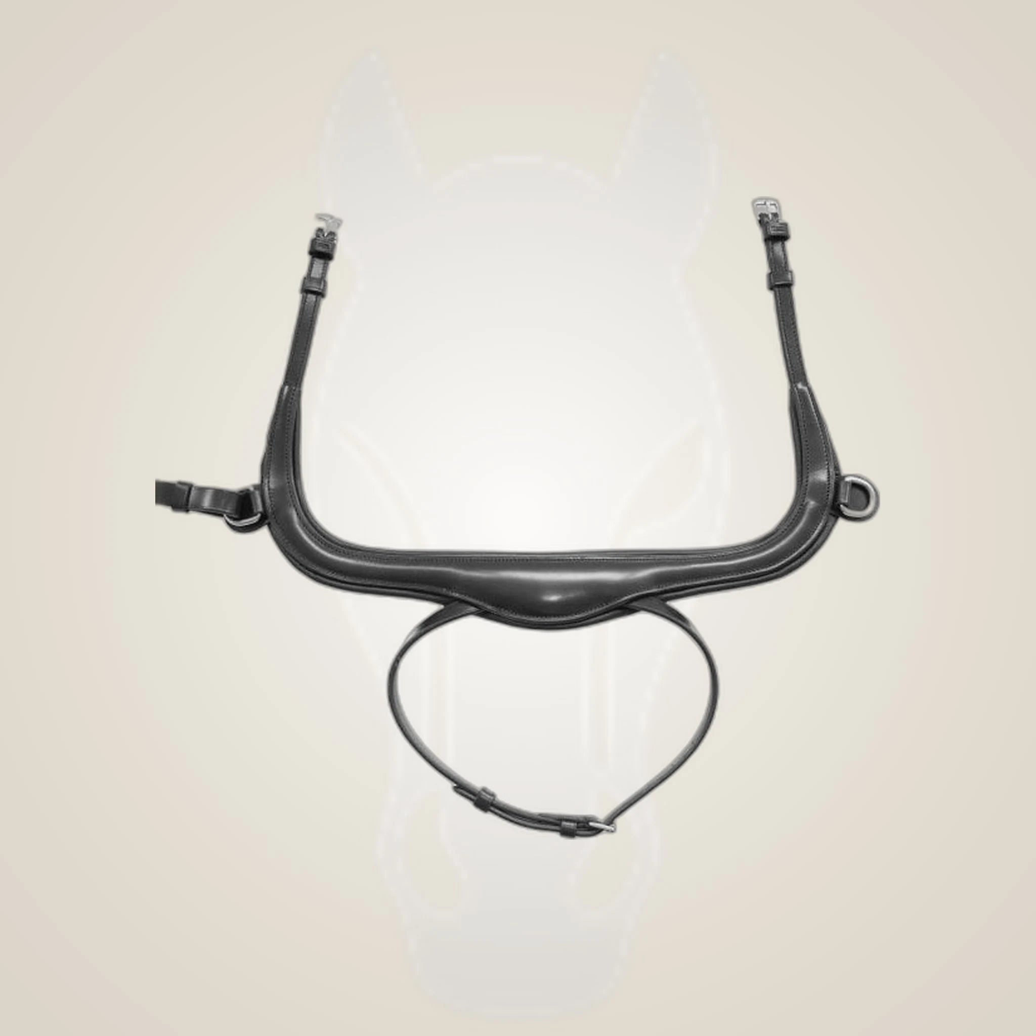 Kieffer Luisa Snaffle Bridle on One-Eyed Equine branded background