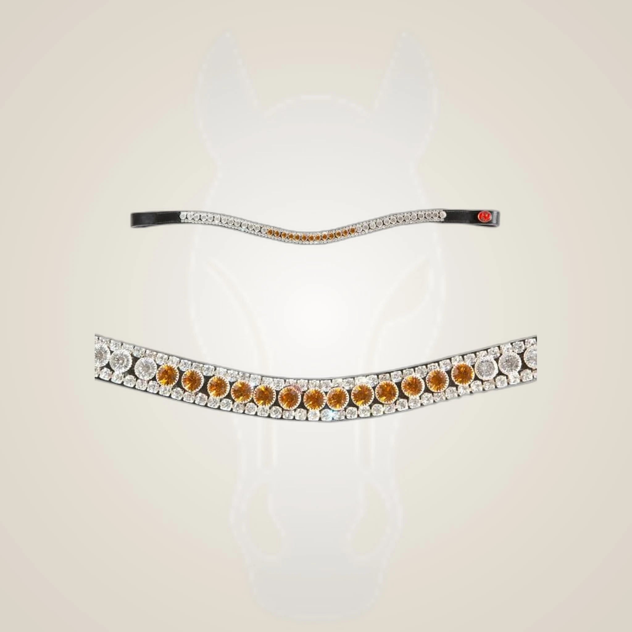 Kieffer Luisa Snaffle Bridle on One-Eyed Equine branded background