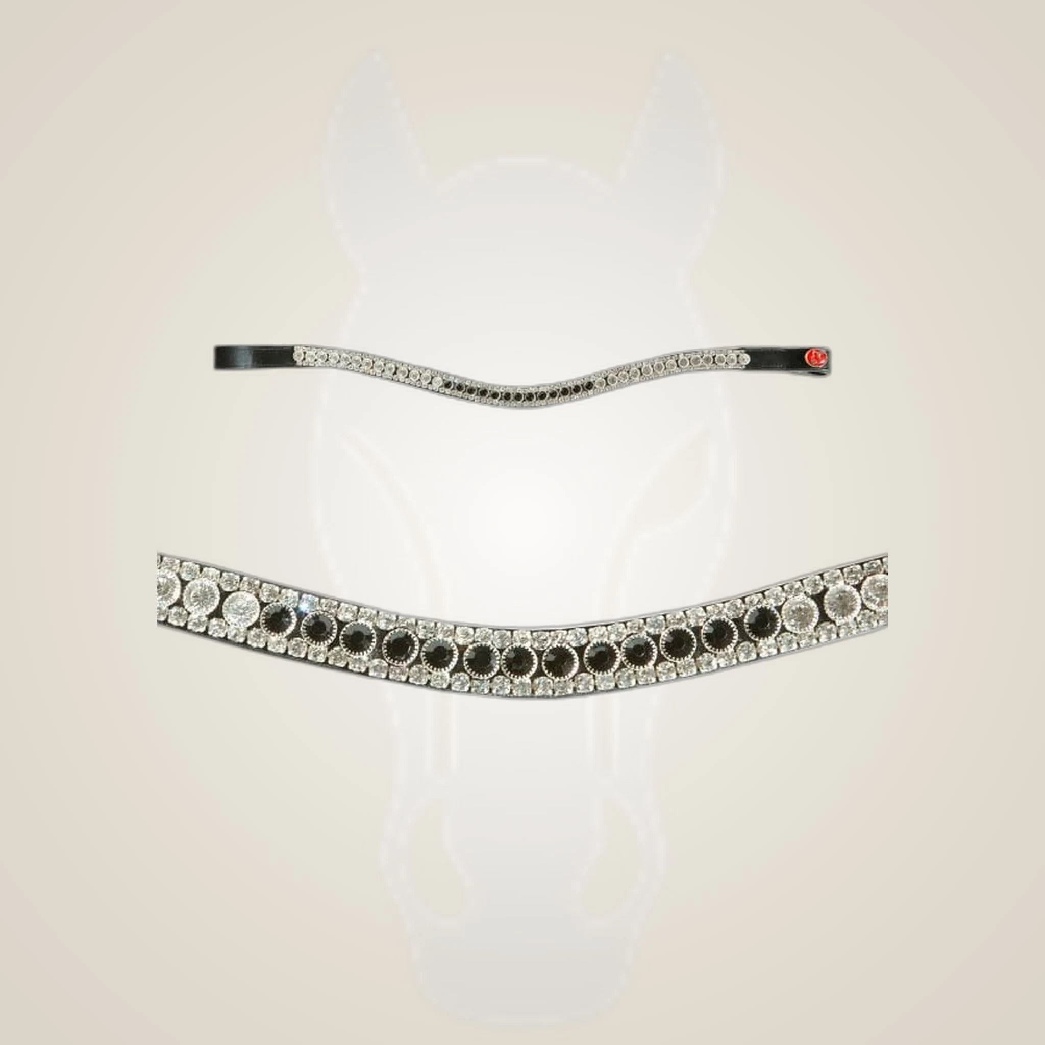 Kieffer Luisa Snaffle Bridle on One-Eyed Equine branded background