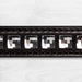 Kieffer Magic Tack browband, close view of the round crystal setting.