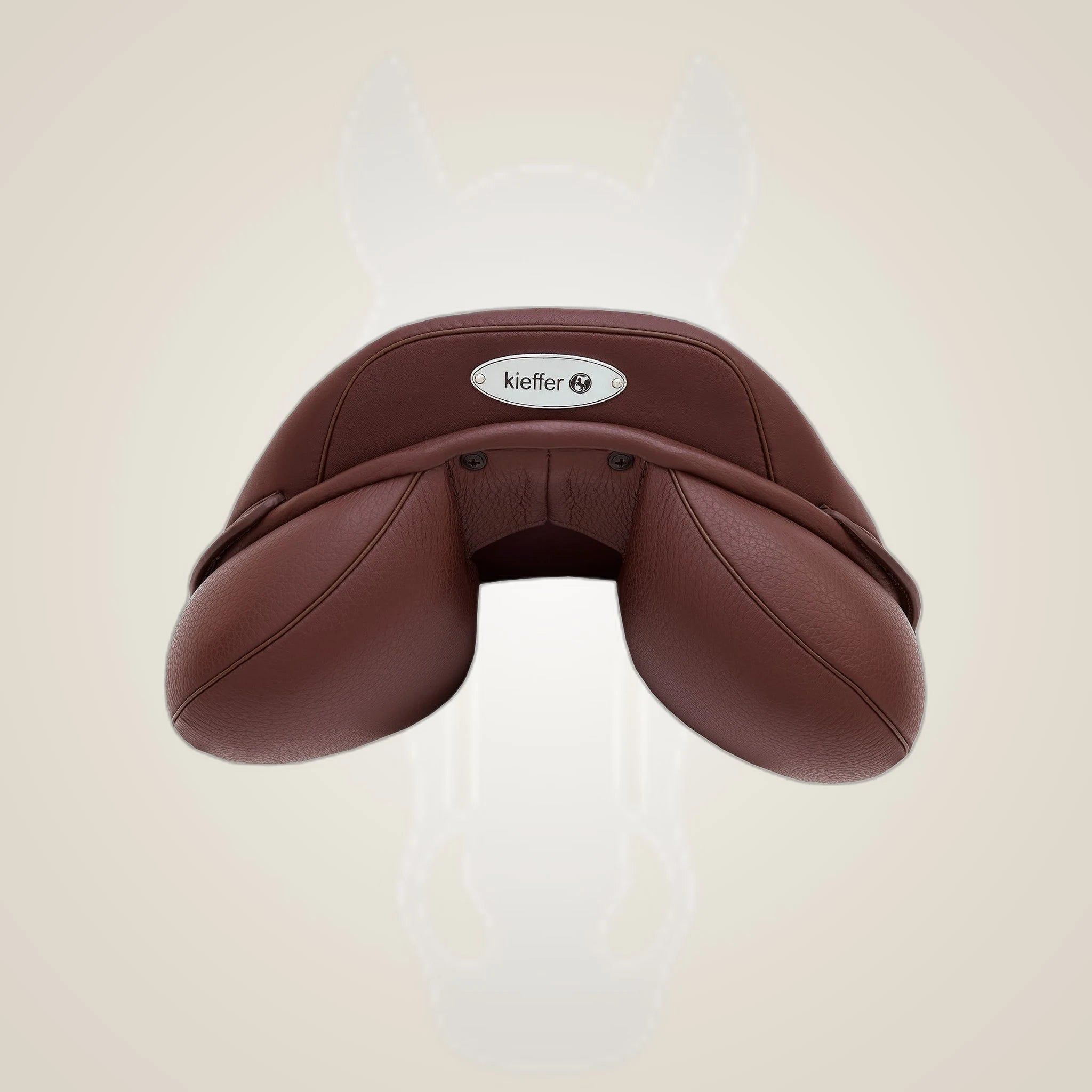 Kieffer Palmanova jump saddle underside, panel and gullet detail.