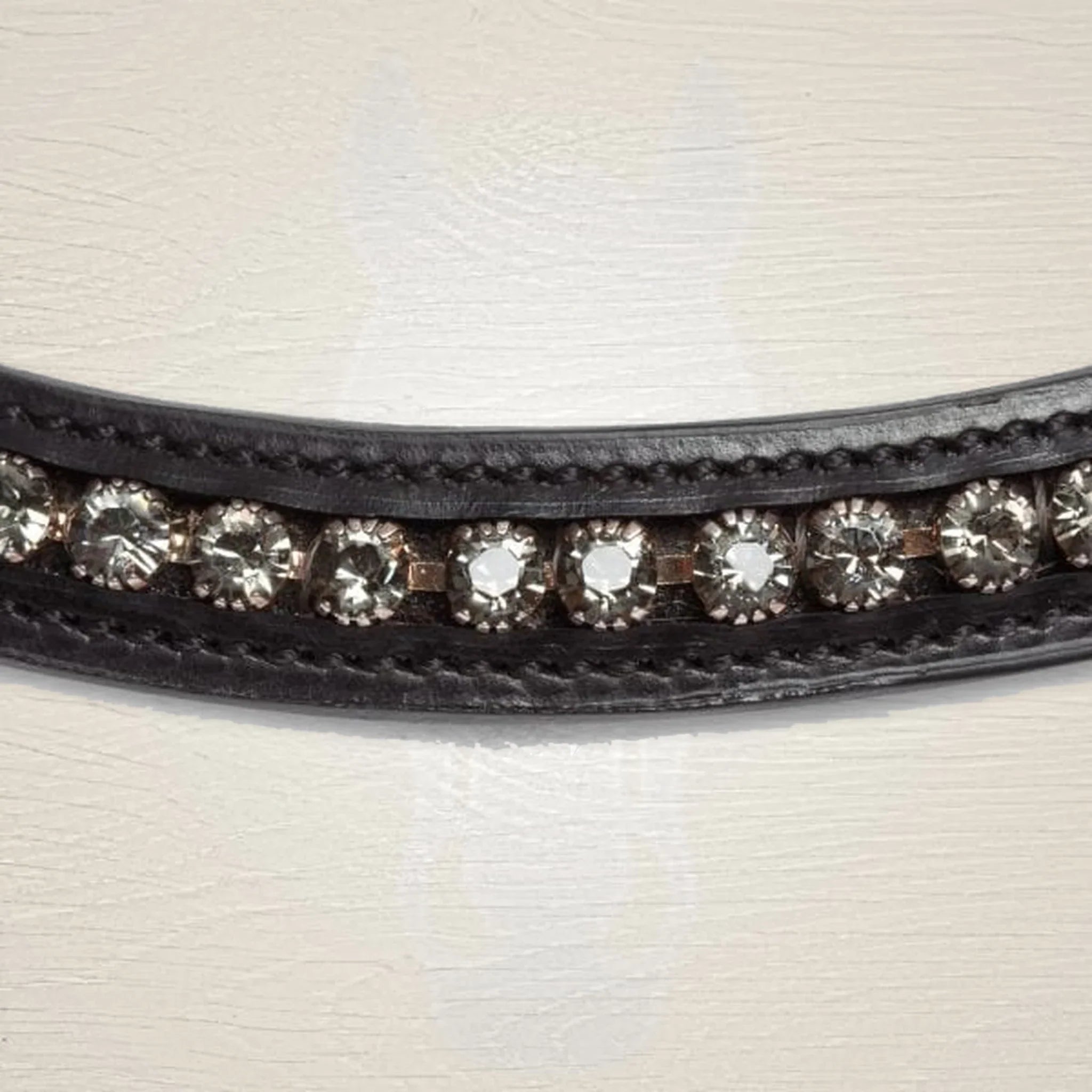 Kieffer Paris curved browband set with Ultrashine crystals.