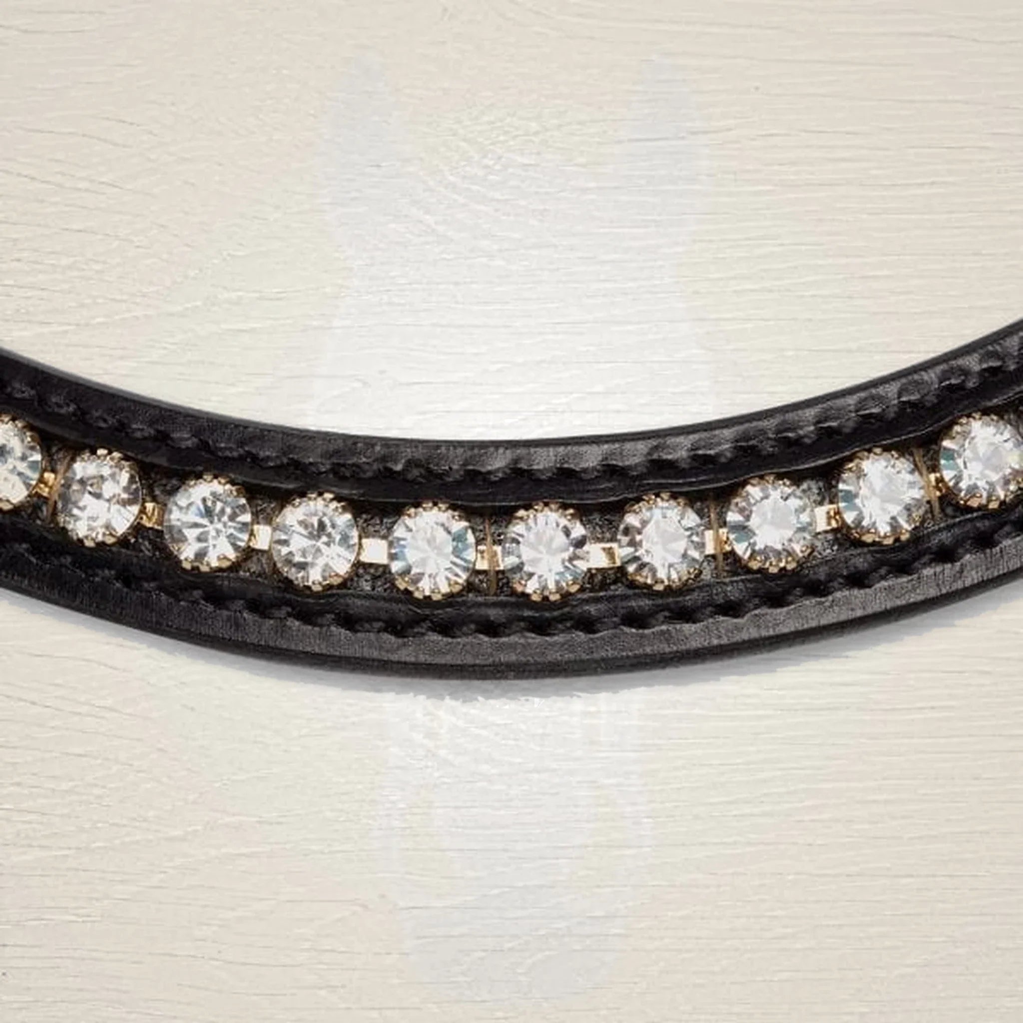 Kieffer Paris curved browband set with crystals, second colourway.