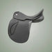 Kieffer Passion Two Dressage Saddle on One-Eyed Equine branded background
