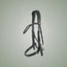 Kieffer Ultrasoft Ava 2 in 1 Snaffle and Bitless Bridle on One-Eyed Equine branded background