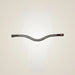 Kieffer Ultrasoft Fashion curved browband in black leather.