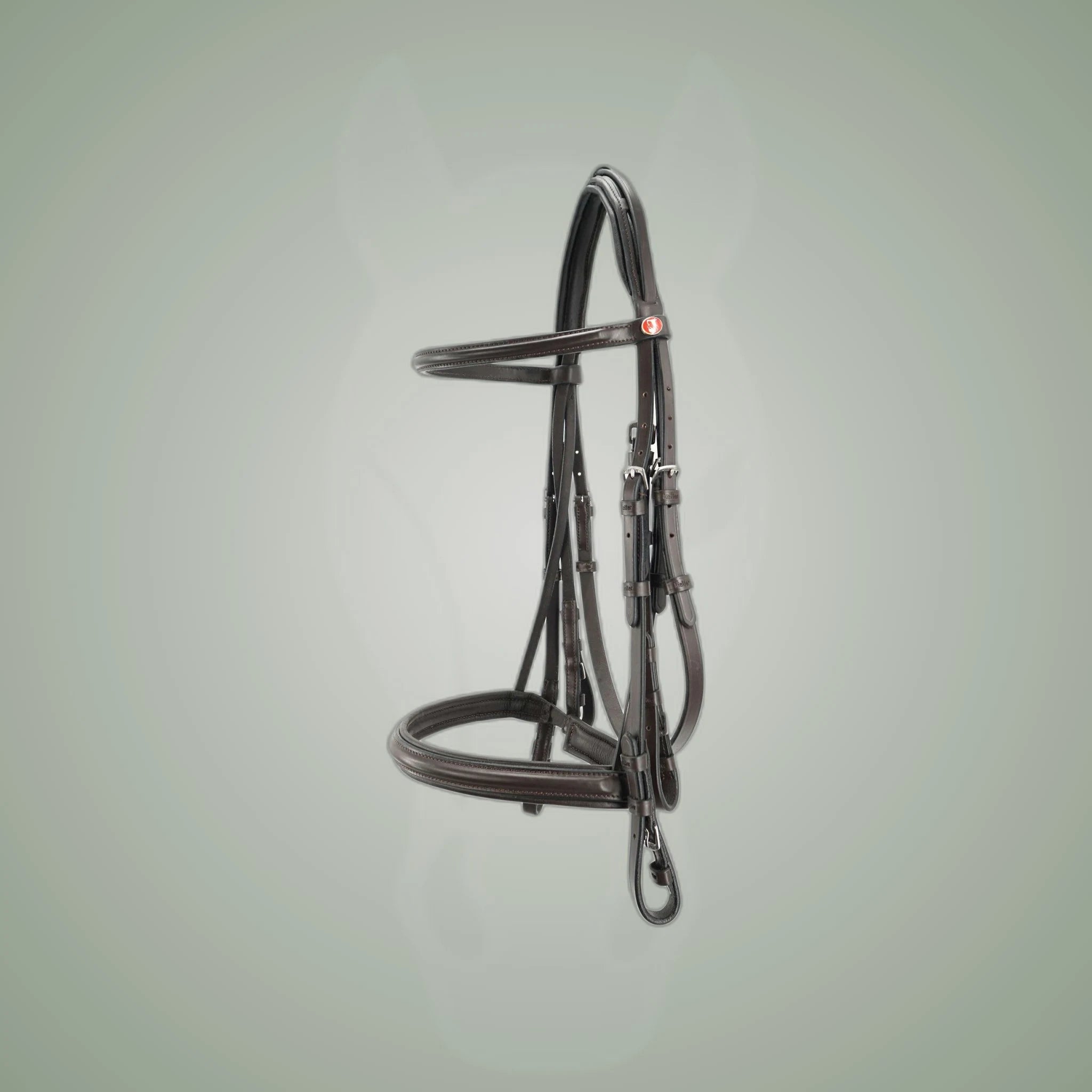 Kieffer Anja Beran Snaffle Bridle on One-Eyed Equine branded background