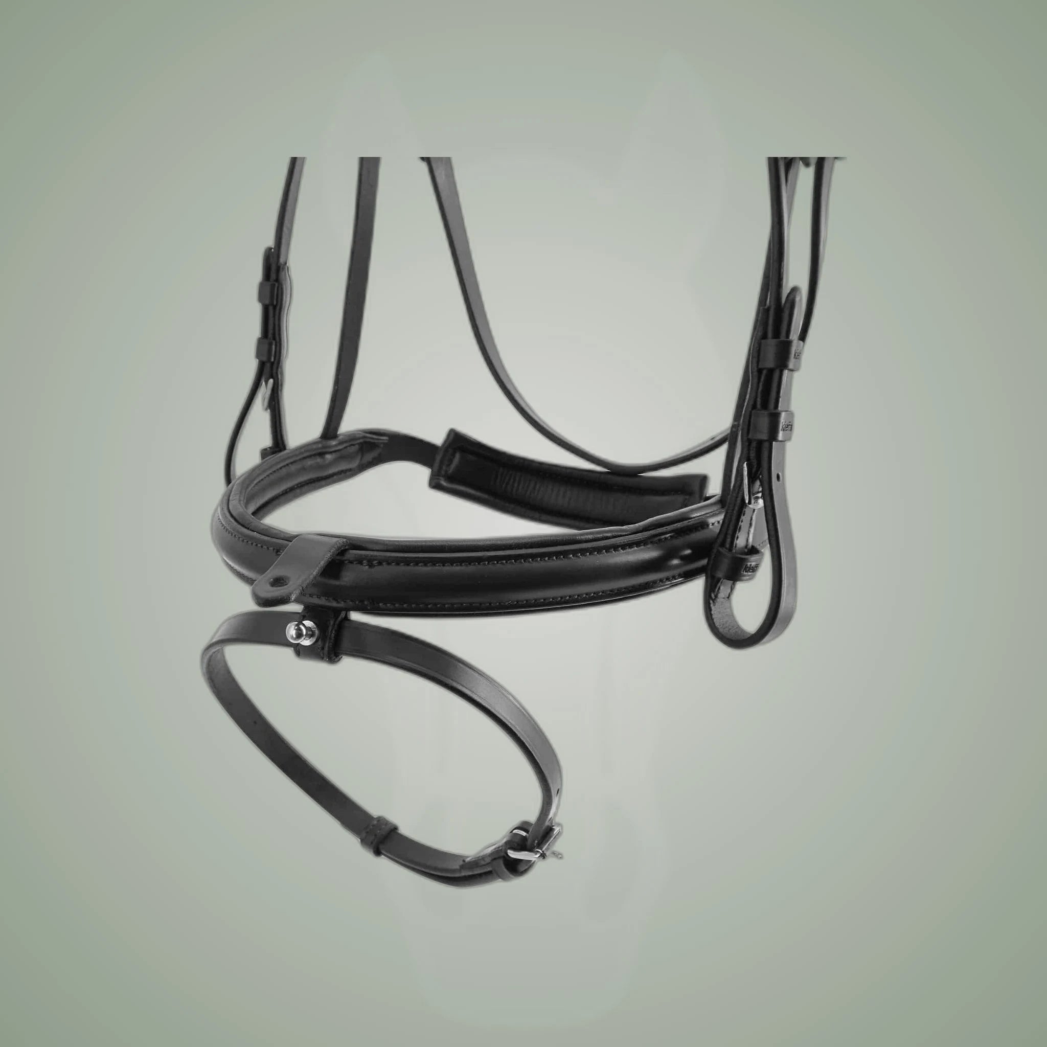 Kieffer Anja Beran Snaffle Bridle on One-Eyed Equine branded background