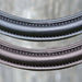 Kieffer Ultrasoft Haflinger bridle, close view of the stitched leather.