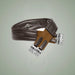 Kieffer Ultrasoft Leather Girth on One-Eyed Equine branded background
