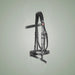 Kieffer Ultrasoft Unah Snaffle Bridle on One-Eyed Equine branded background