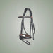 Kieffer Vera Snaffle Bridle on One-Eyed Equine branded background