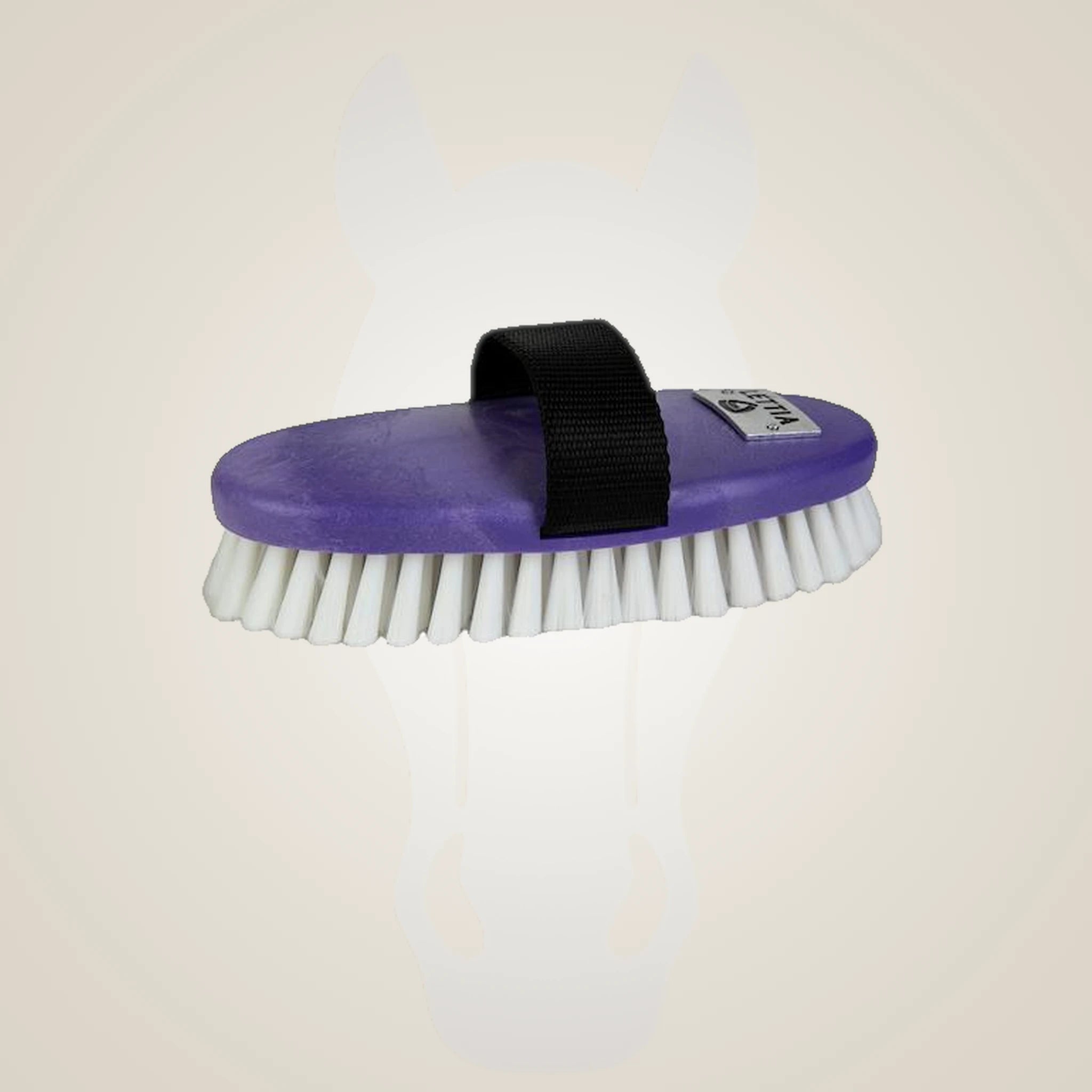 Lettia Body Brush Plastic Back - Purple