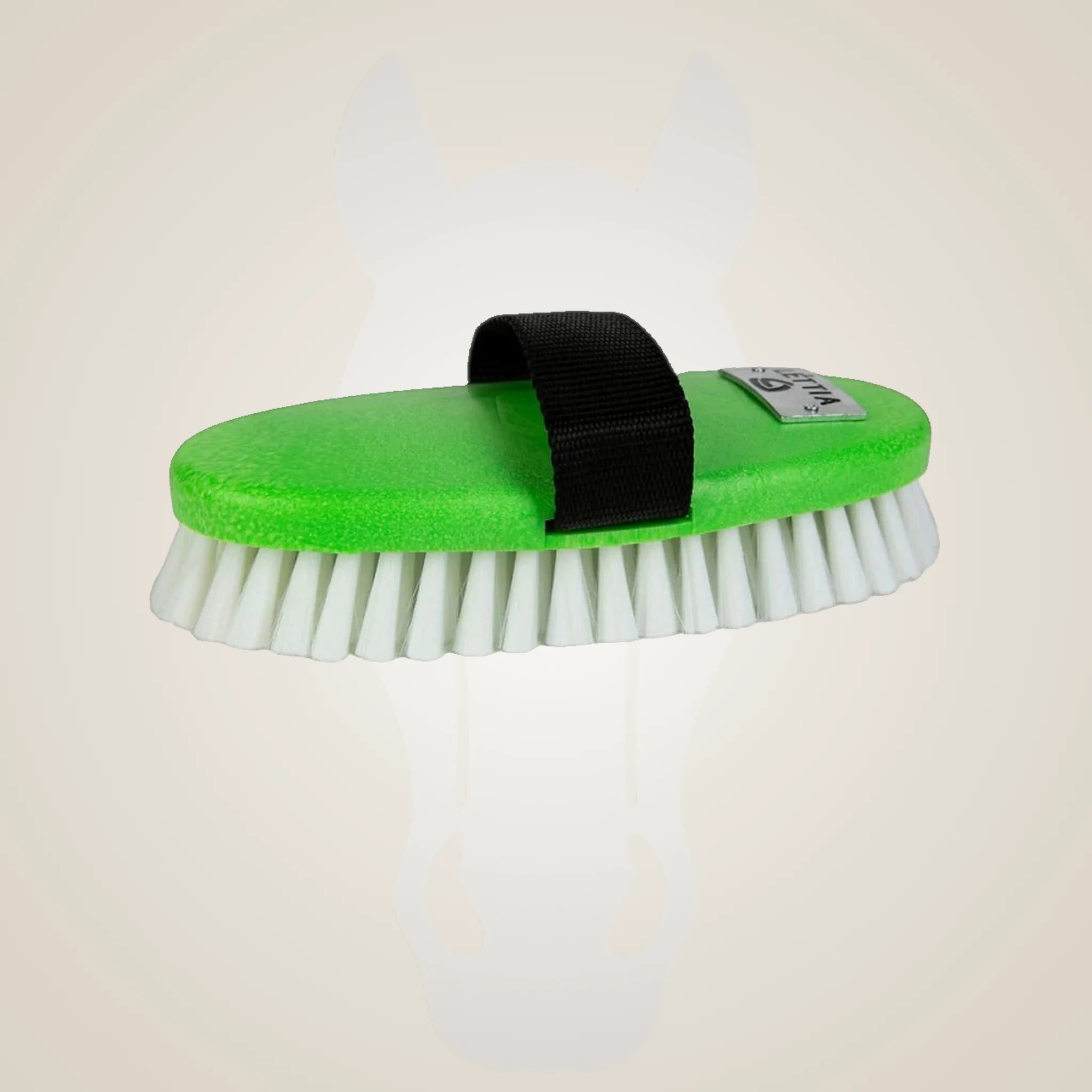 Lettia Body Brush Plastic Back - Green