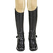 Lettia Children's London Leather Half Chaps - Black