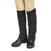 Lettia Children's Suede Half Chaps - Black
