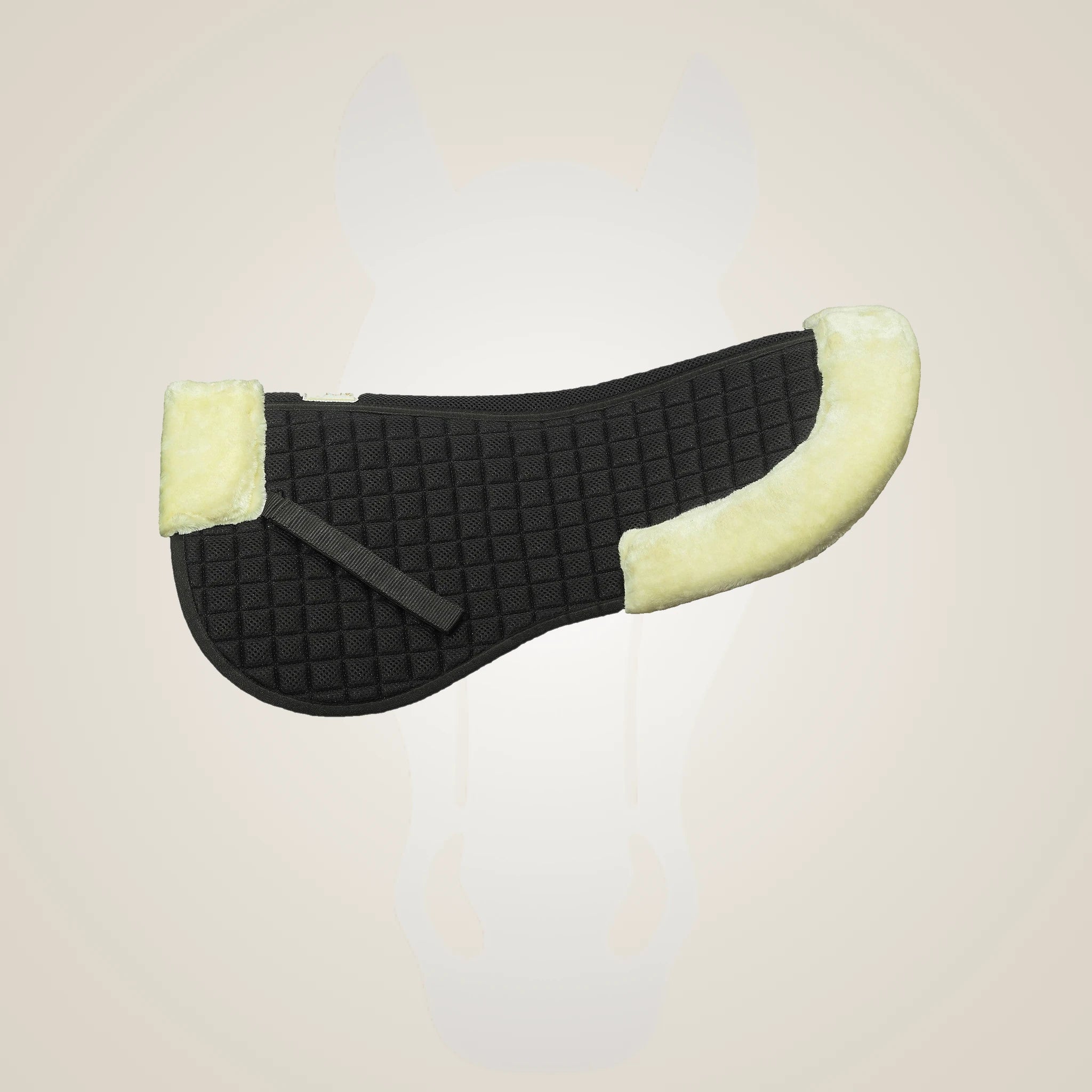 Lettia Coolmax Sherpa Quilted Half Pad w/ Trim