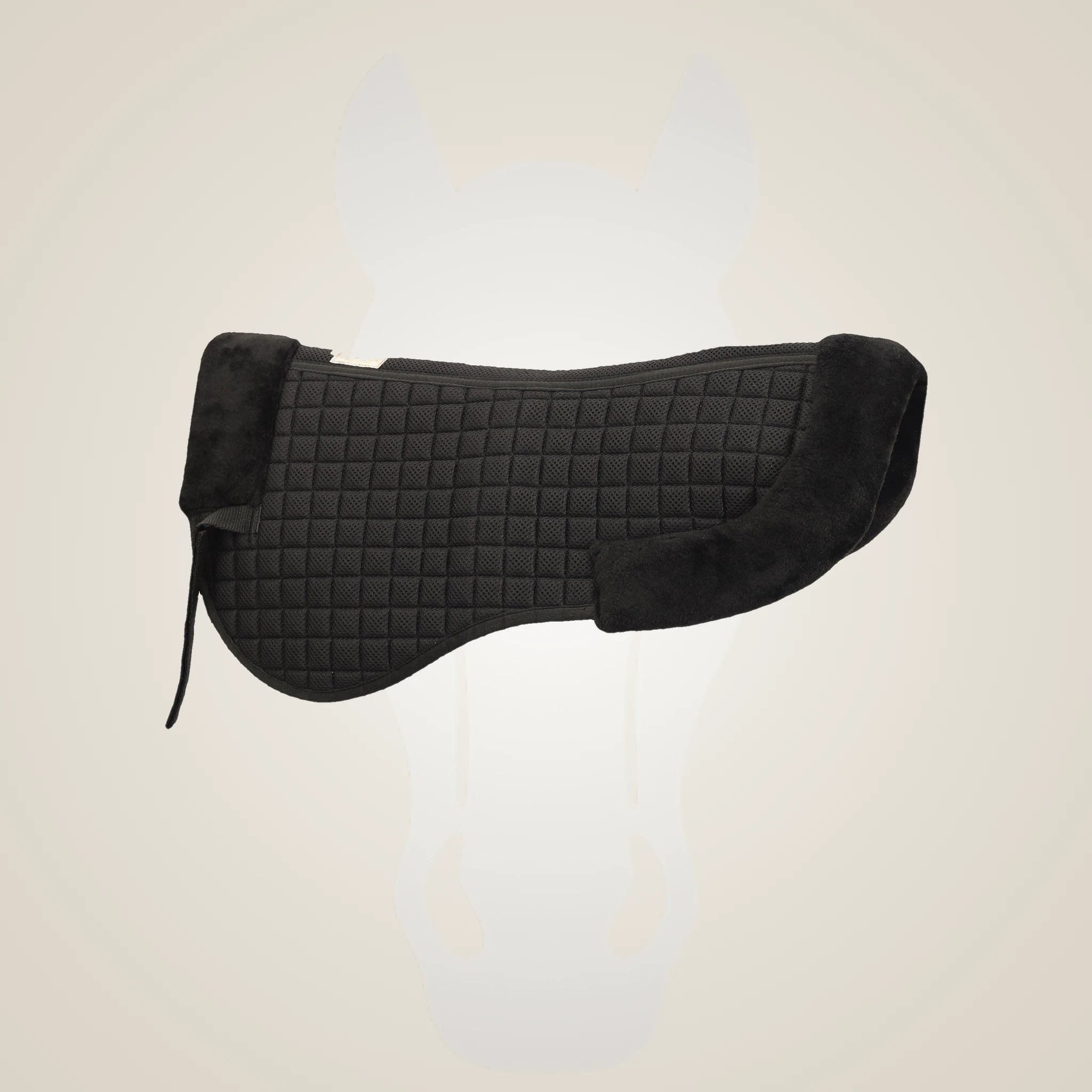 Lettia Coolmax Sherpa Quilted Half Pad w/ Trim
