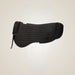 Lettia Coolmax Sherpa Quilted Half Pad w/ Trim - Black w/ Black