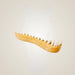 Lettia Face Brush Wood Back Metal Logo