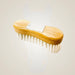 Lettia Face Brush Wood Back Metal Logo
