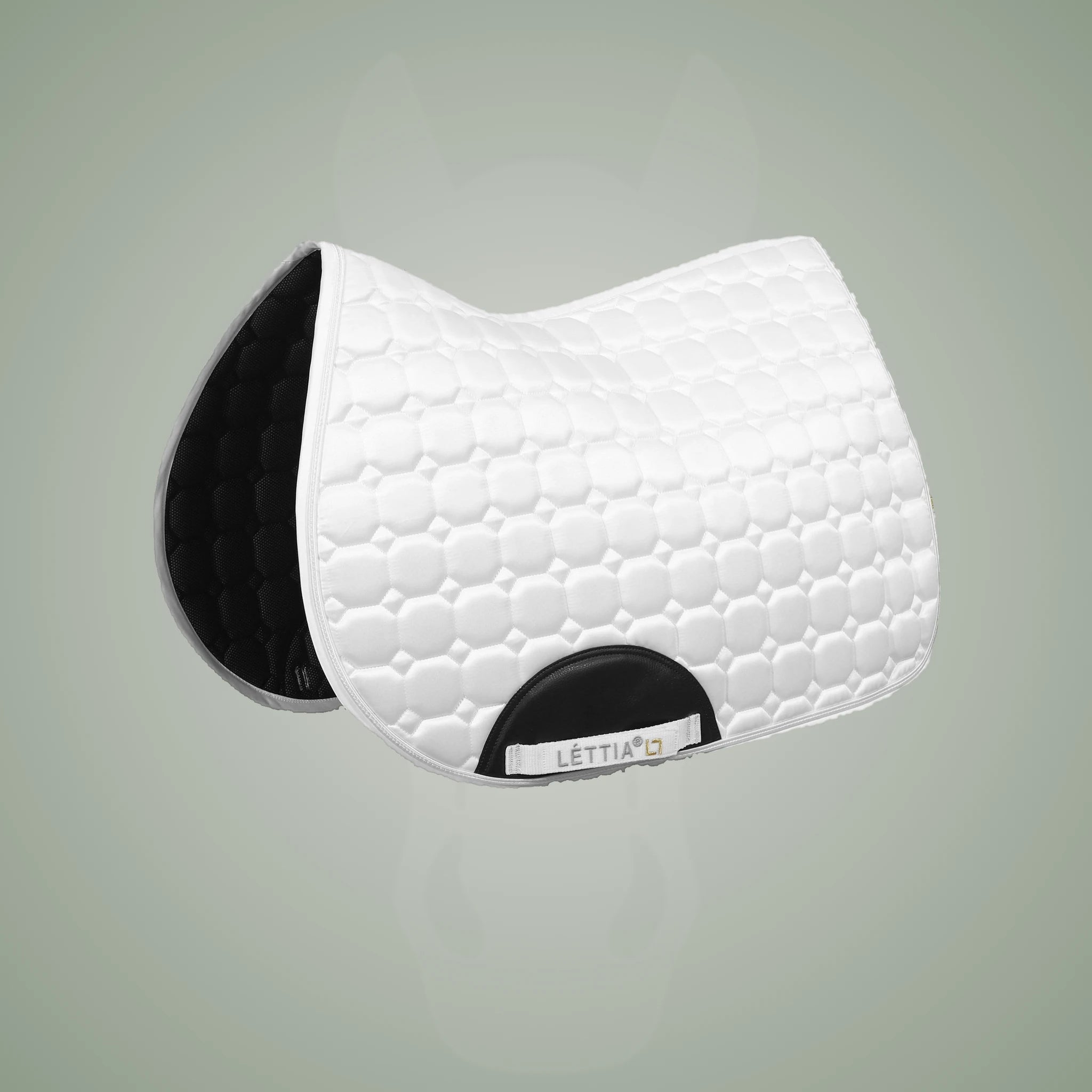 Lettia Infinity Collection All Purpose Saddle Pad - White