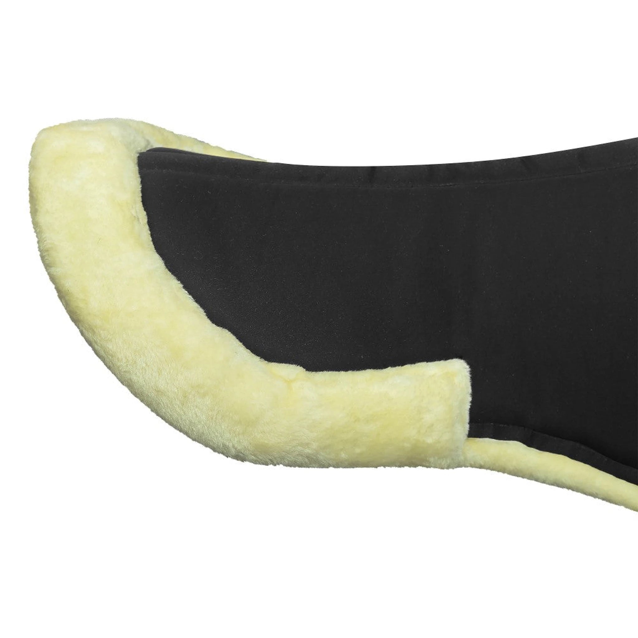 Lettia MemorX Sherpa Half Pad w/ Trim - Black
