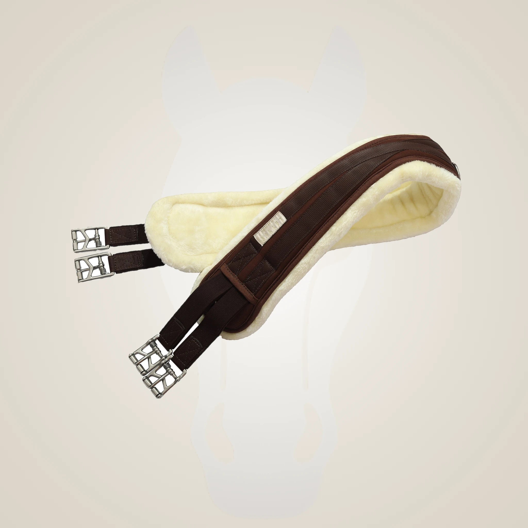 Lettia Memory Foam Sherpa Fleece Clik A/P Girth - Brown