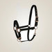 Lettia Rosegold Padded Leather Breakaway Halter - Black/Rosegold Hardware