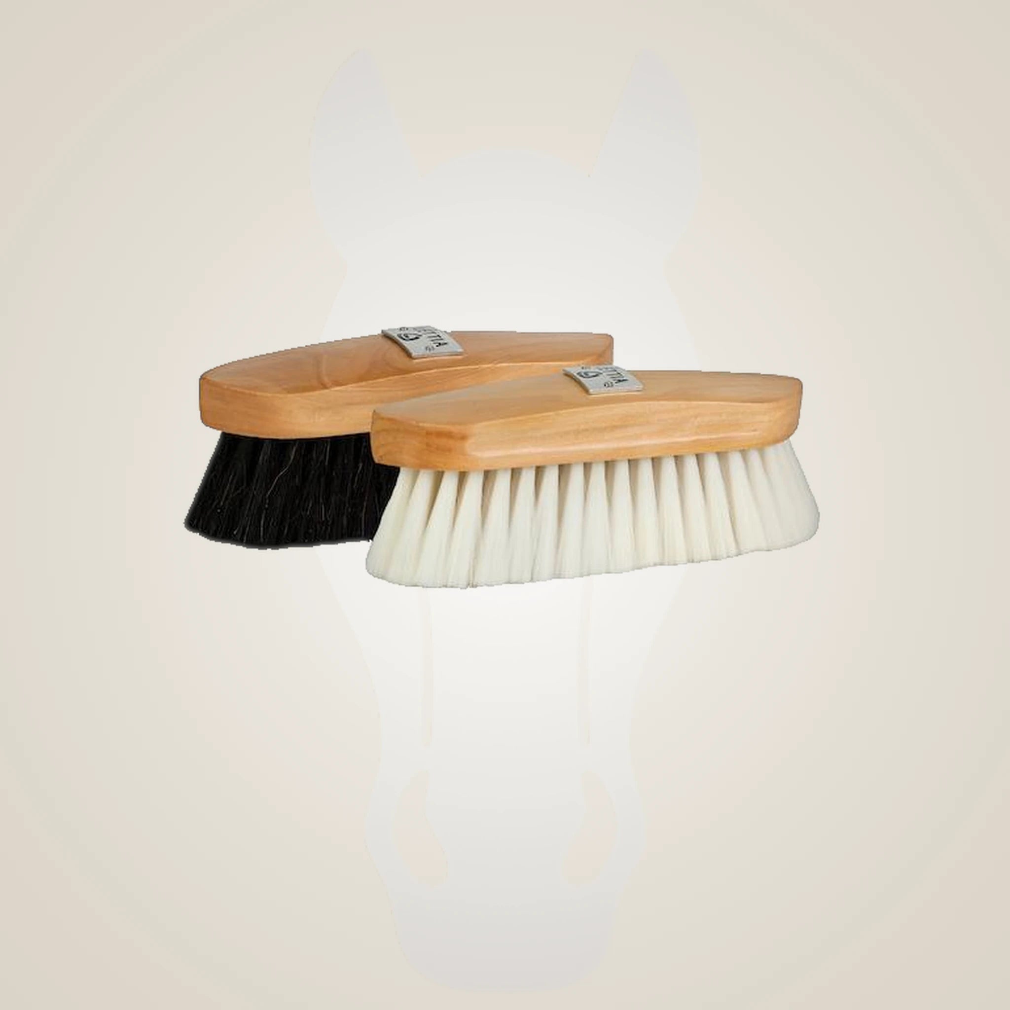 Lettia Syn Goat Hair Brush Wood Back