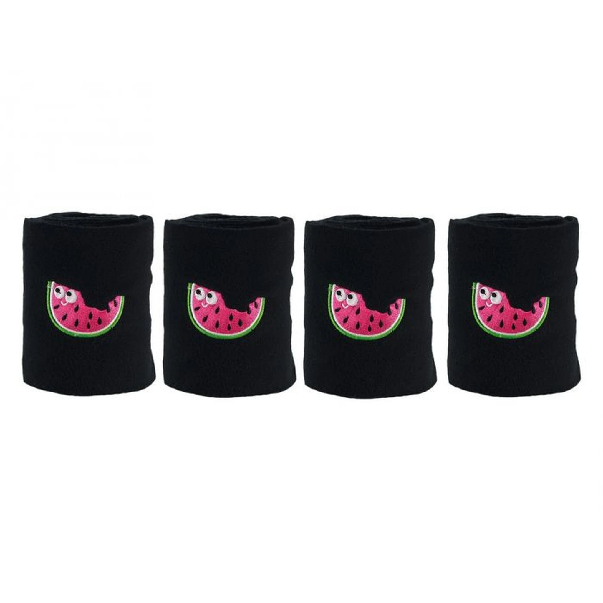Lettia Watermelon Polo Wrap - Black